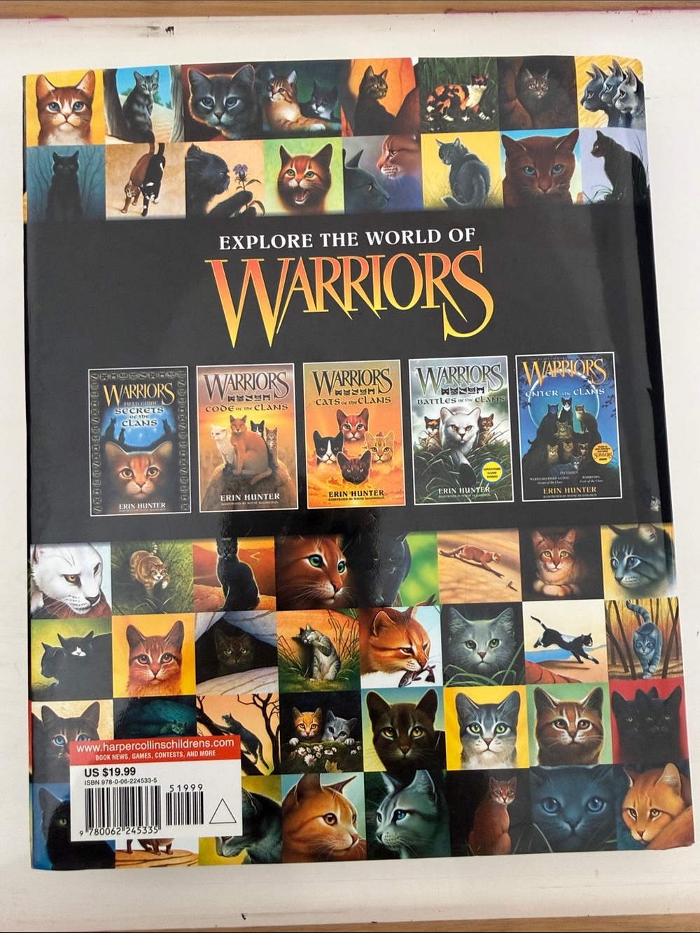 Hunter Warriors: The Ultimate Guide - Black with Multicolor Cat Artwork - Picture 2 of 2